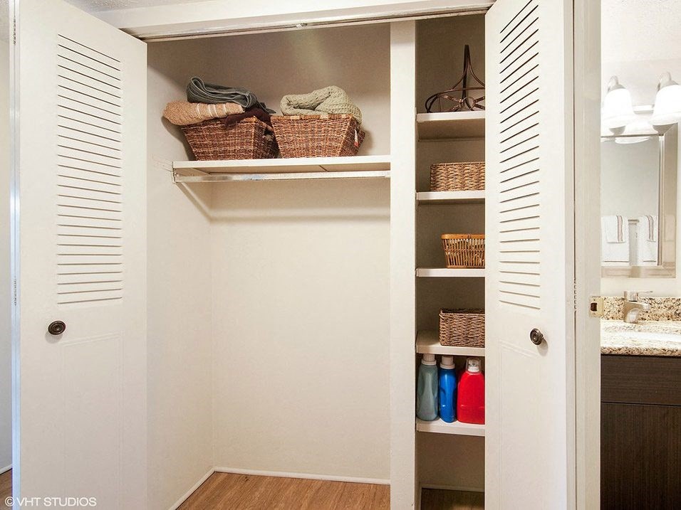 apartment with closet storage