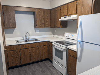 kitchen at Clair Commons Apartments
