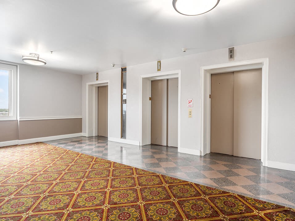 elevator in apartment building