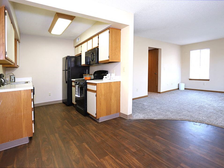 Great Connected Living and Dining Area