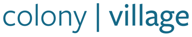Colony and village words separated by a vertical line.