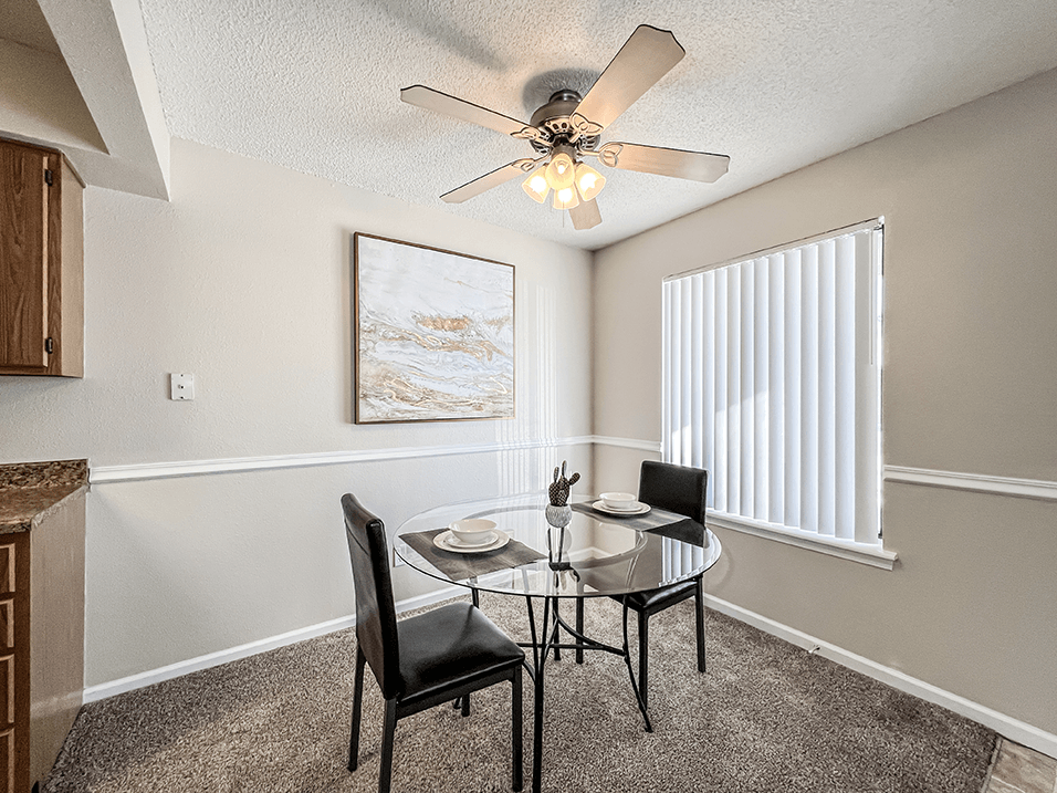 apartment dining area