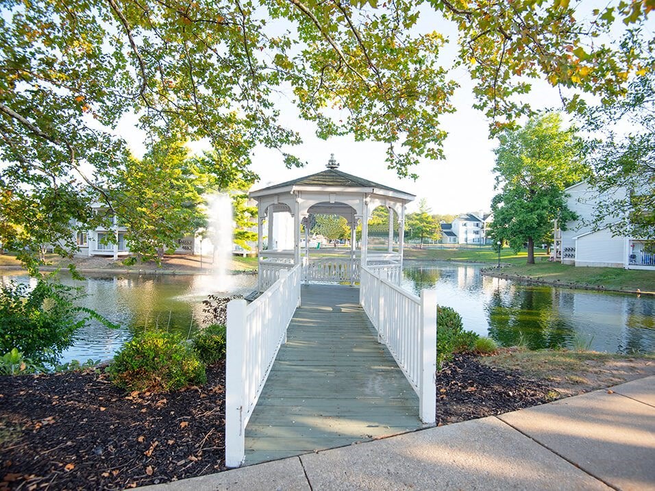 Gazebo at apartment community