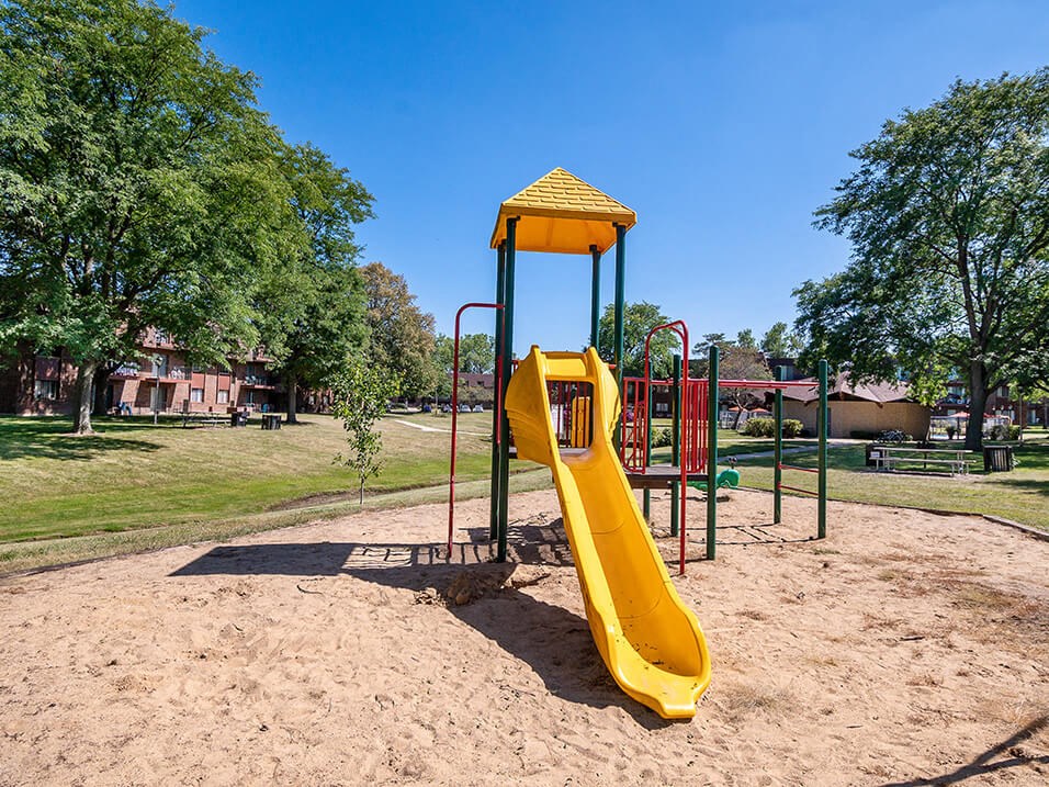 playground at apartment complex