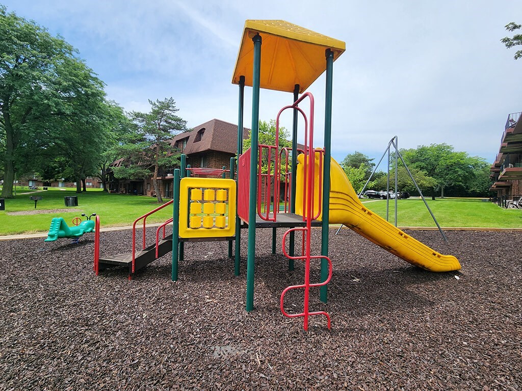 a playground at Fox Crest Apartments