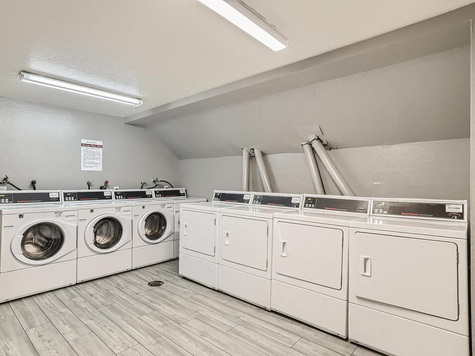 on-site laundry facility at fox hill apartments