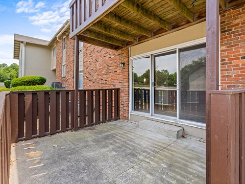 apartment with a concrete patio