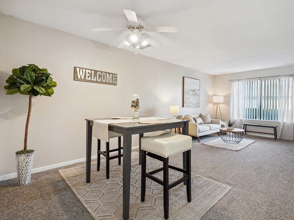dining area in apartment