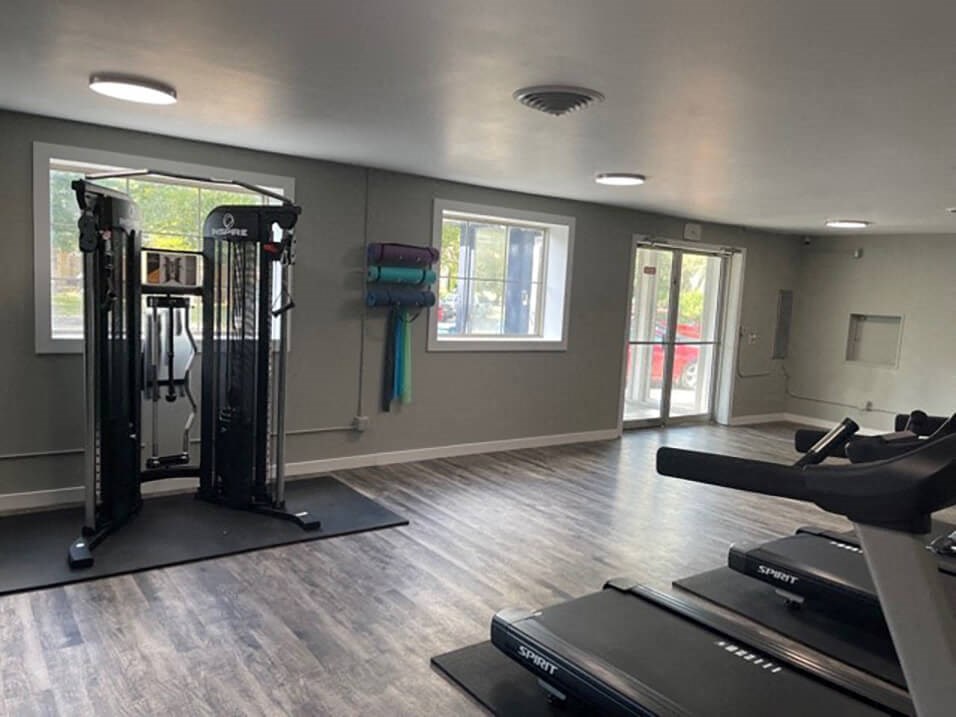 fitness center at Golfview Village Townhomes