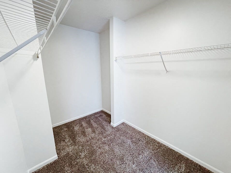 large walk-in closet