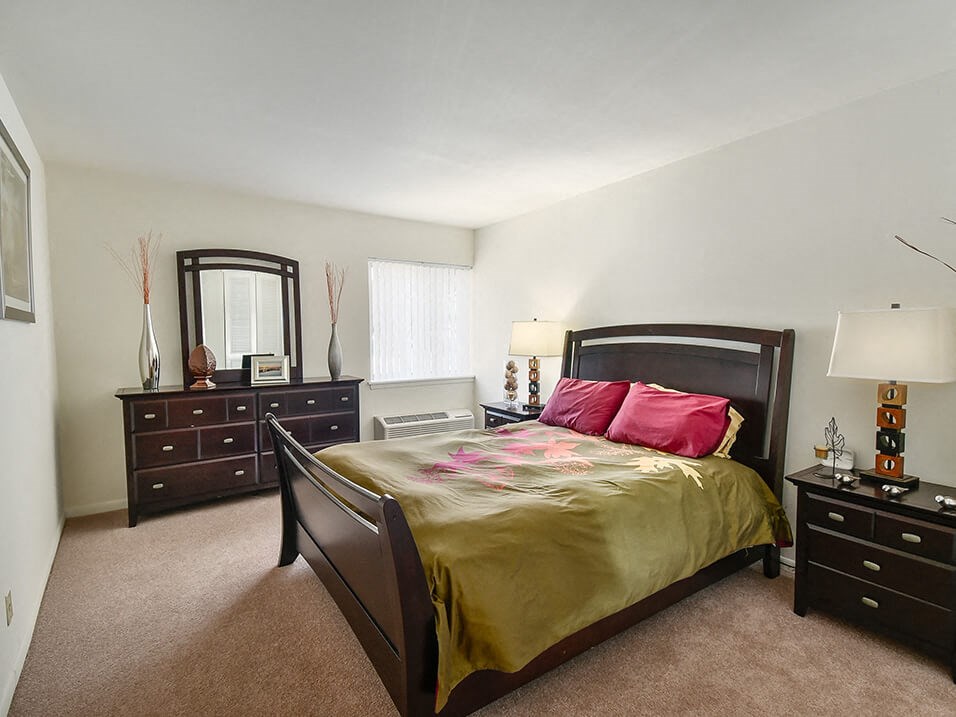 Apartment Bedroom with Big Closet