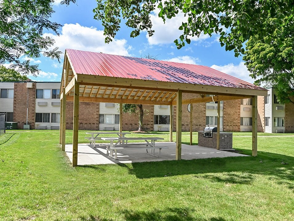 Picnic Area at apartment complex