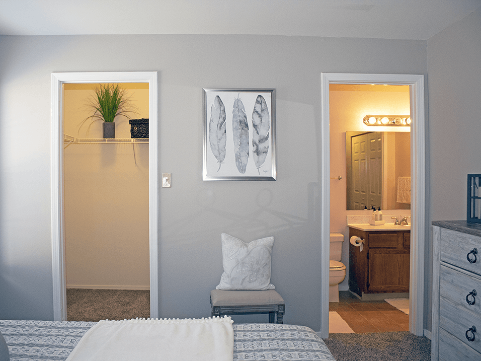 Primary Bedroom with Connected Bathroom