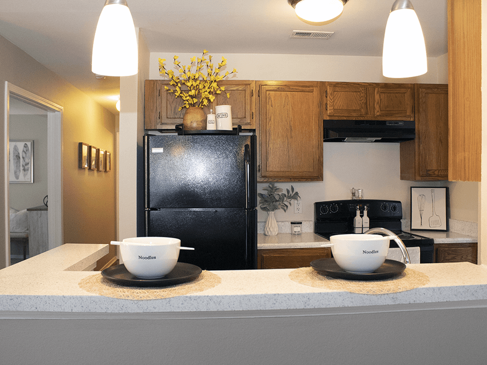 Hunter’s Ridge Apartment kitchen