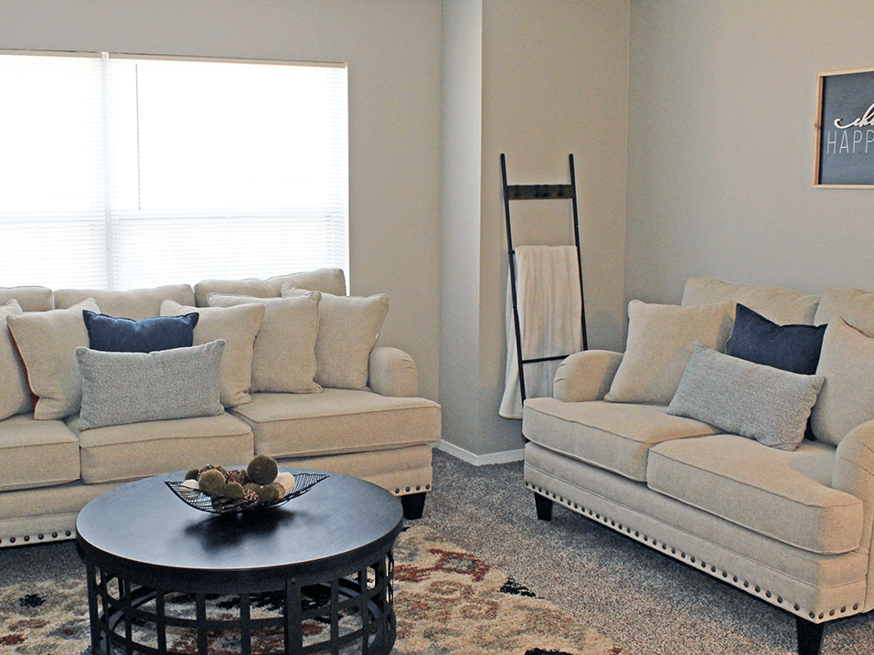 apartment living room with window