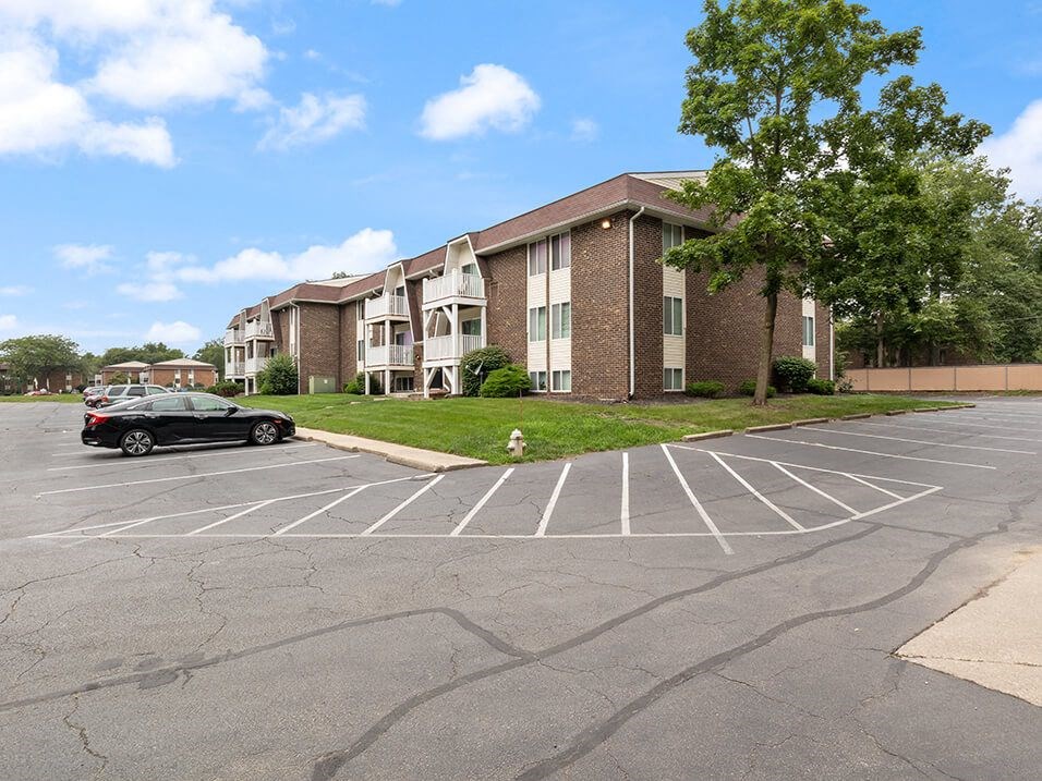 apartment parking lot