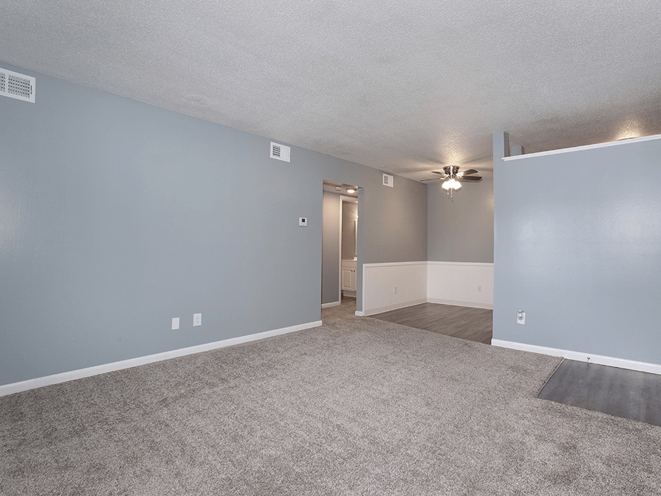 Living room at Indian Hills Apartments
