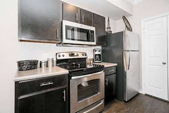 apartments with stainless steel appliances