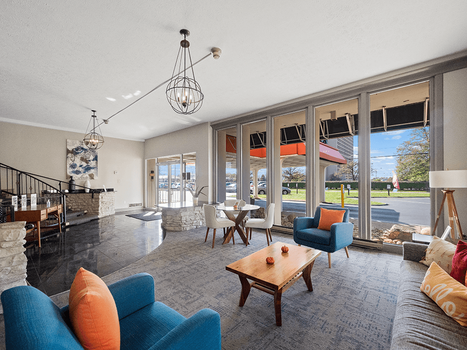 lobby of icon Apartments