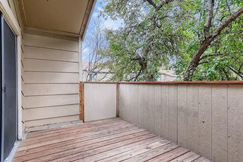 Private Patio/Balcony at Meadow lark apartments