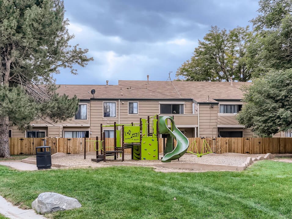 Apartment with playground at meadow lark apartments