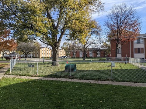 Fenced Dog Park at apartment complex