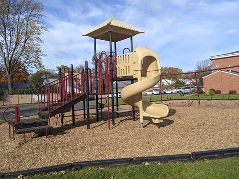 apartment complex with playground