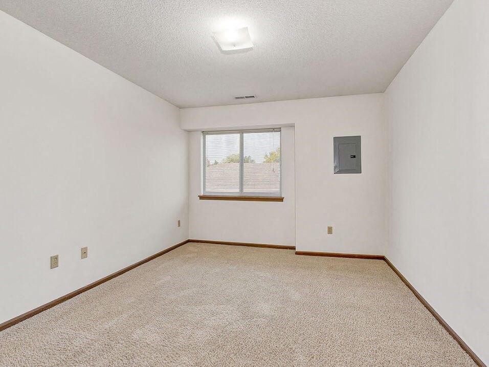Bedroom at northridge apartments and townhomes