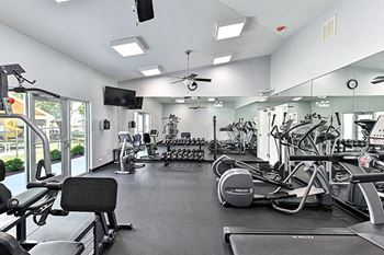 apartment complex with fitness center