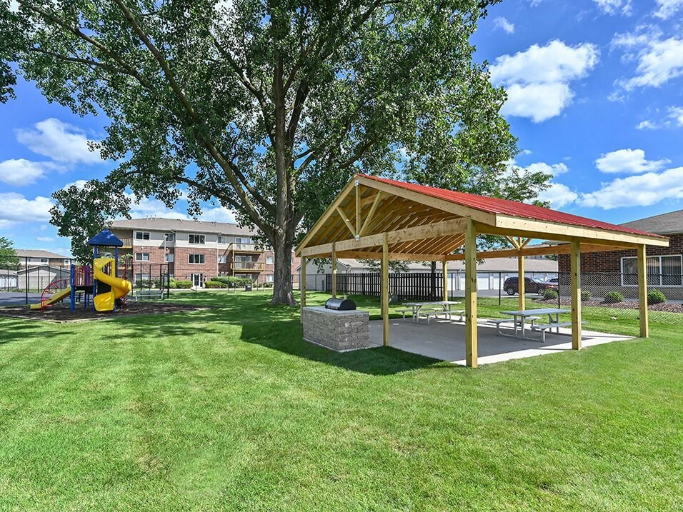 Grilling Pavilion at apartment complex