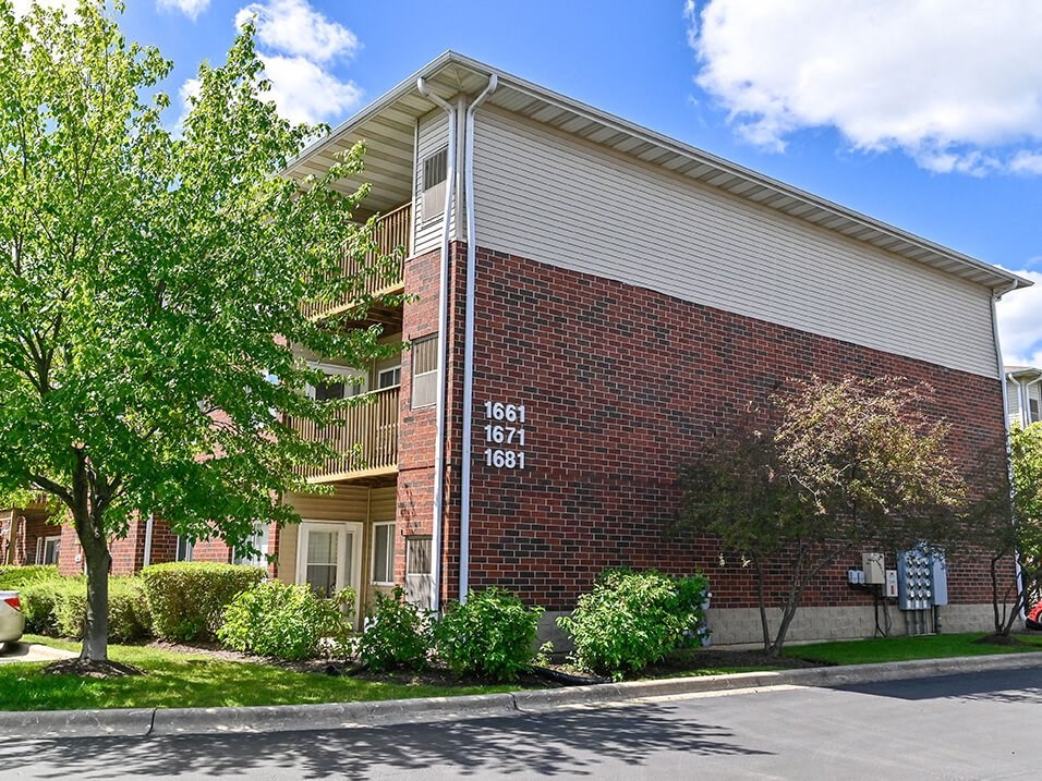 Red Brick Apartment Buildings