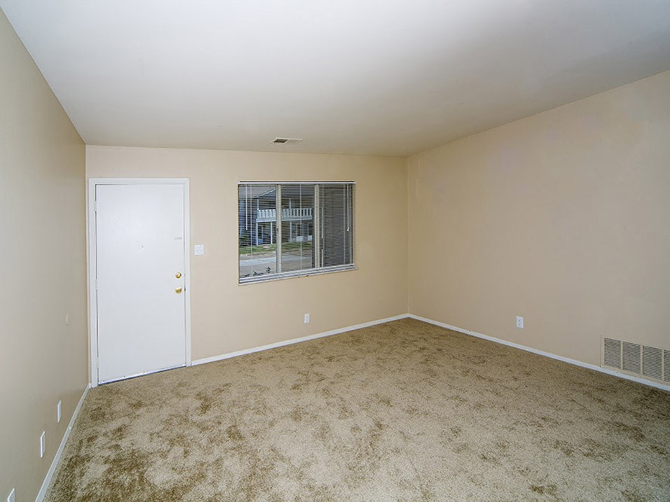 living room area at northpark apartments