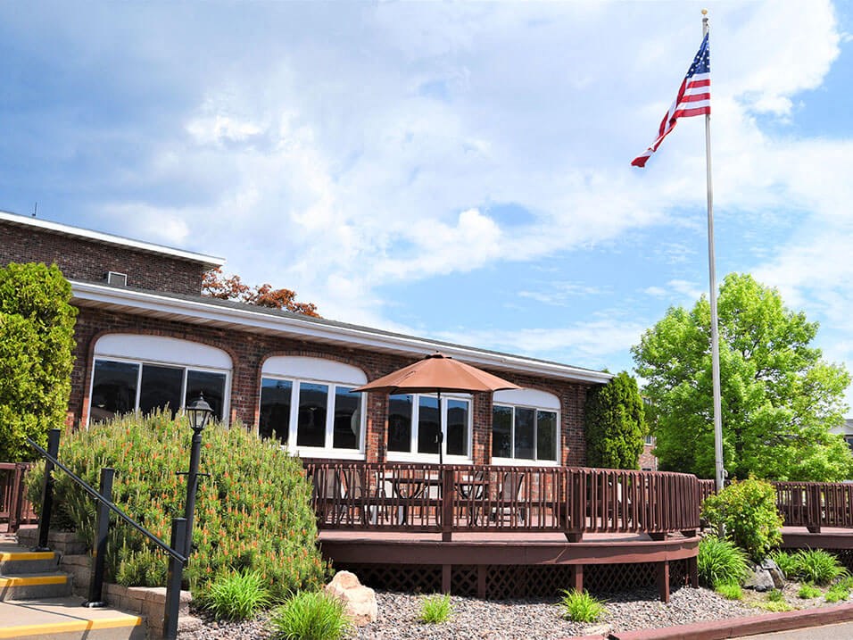 Northwoods apartments clubhouse exterior