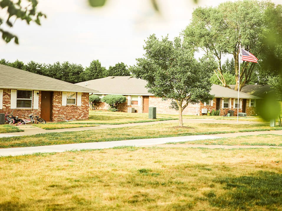 beautiful apartment community 