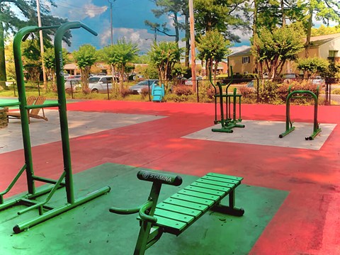 new outdoor fitness center