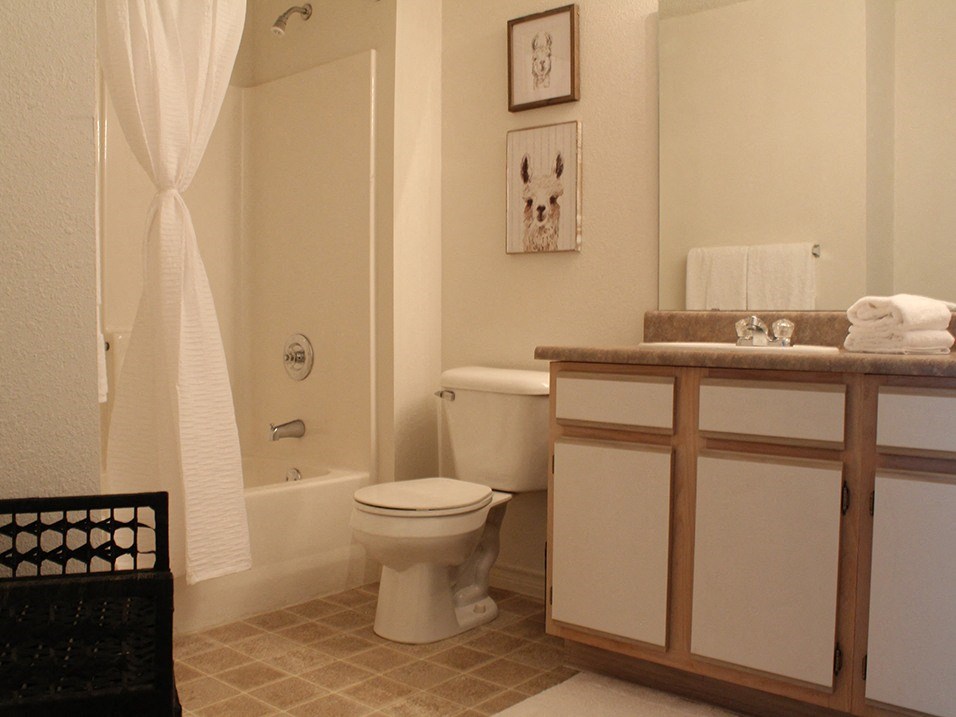 apartment clean bathroom
