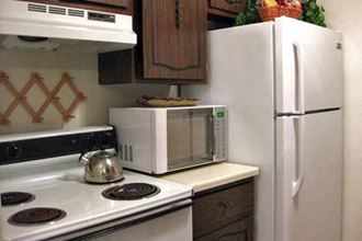 Kitchen at Pine Lake Manor Apartments