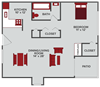 1 Bed 1 Bath Studio Style