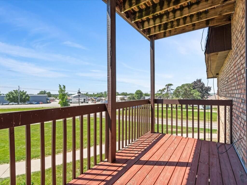 view from the balcony of an apartment