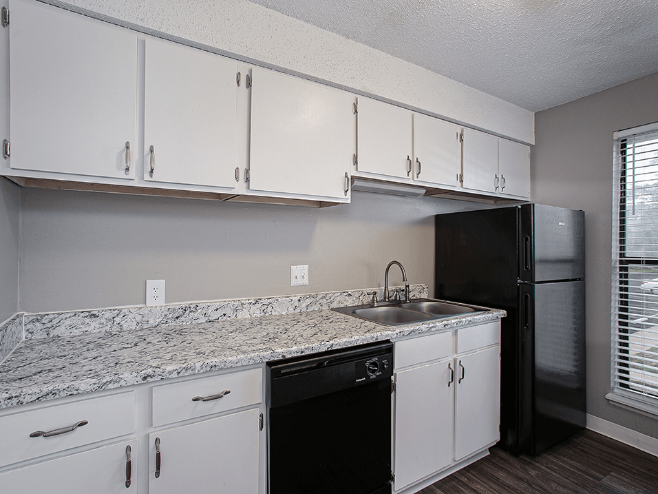 kitchen with storage space