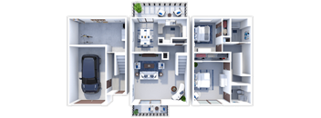 Our 3 Bedroom 2 Bath Town House at Paddock Village Apartments