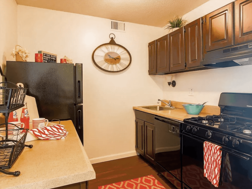 Apartment Kitchen with Dishwasher