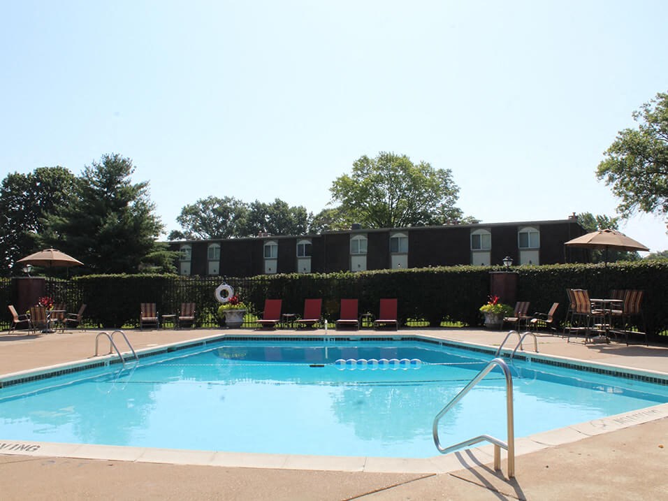 the swimming pool at our apartment community