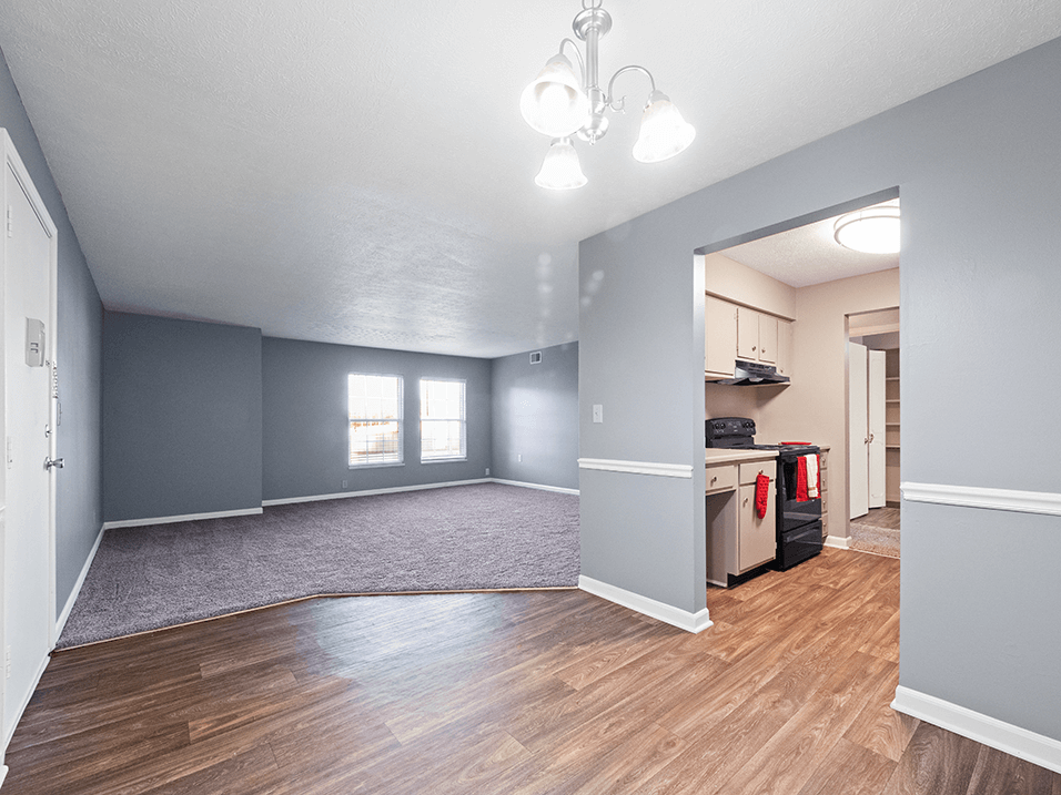 Apartments in Clarksville with hardwood flooring