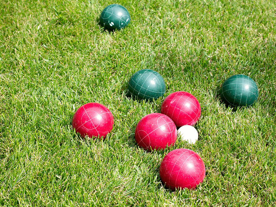 Bocce Court at apartment complex