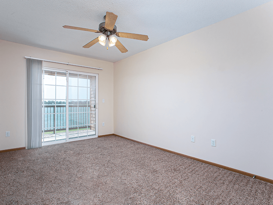 Wichita apartments with ceiling fan large windows