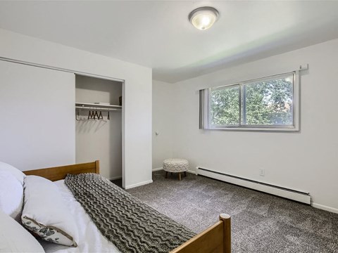 bedroom with Large Closet