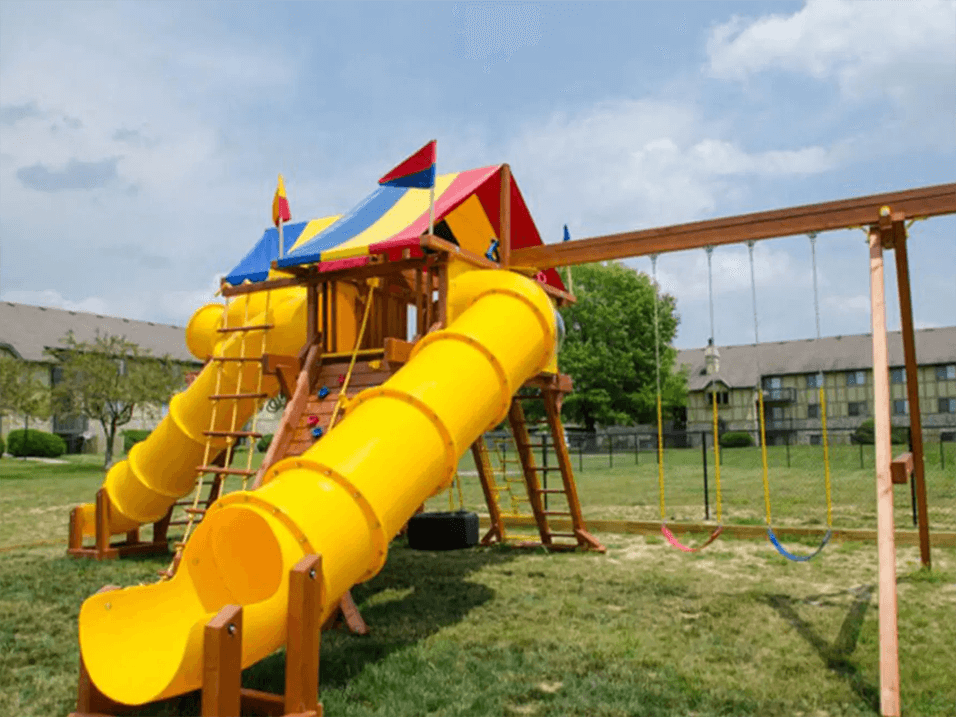Playground at apartment complex