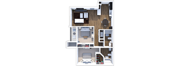 the san marcos floor plan at summer brook apartments in longview texas