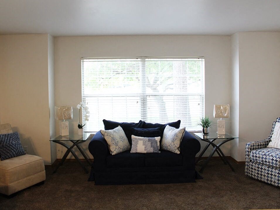 living room at Sugar Pines Apartments